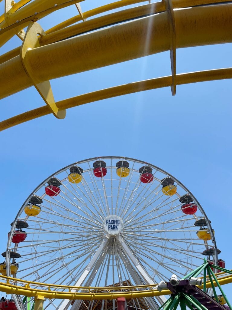 Ferris wheel in Santa Monica's Pacific Park.
